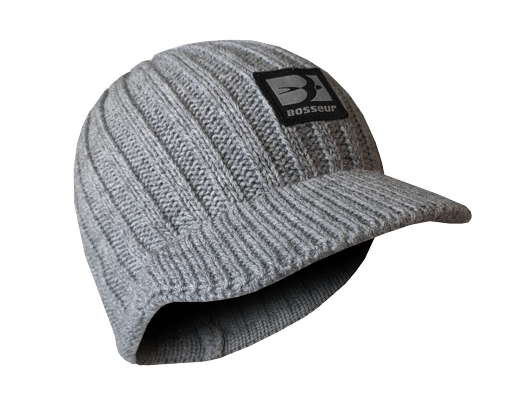 Bonnet tricot à visière