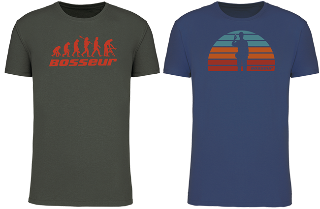 Lot de 2 tee-shirts EVO-BOIS