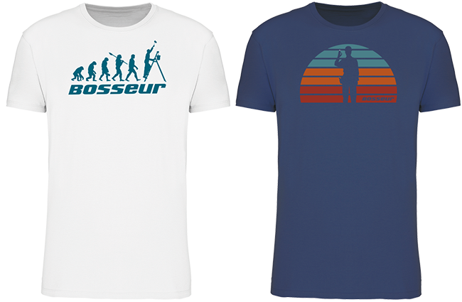 Lot de 2 tee-shirts EVO-BLANC