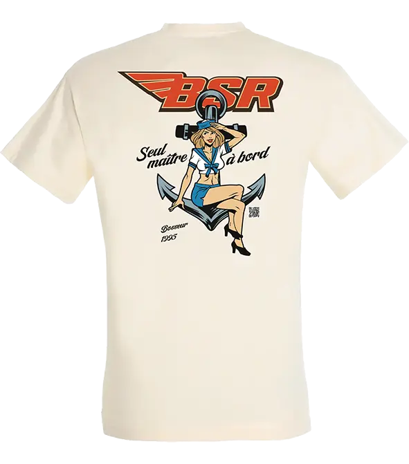 Tee-shirt Pinup capitaine